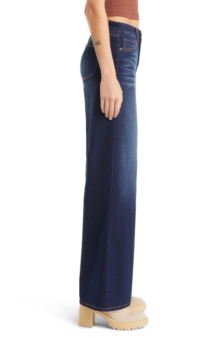 High Waist Wide Leg Jeans, Alternate, color, LENNOX