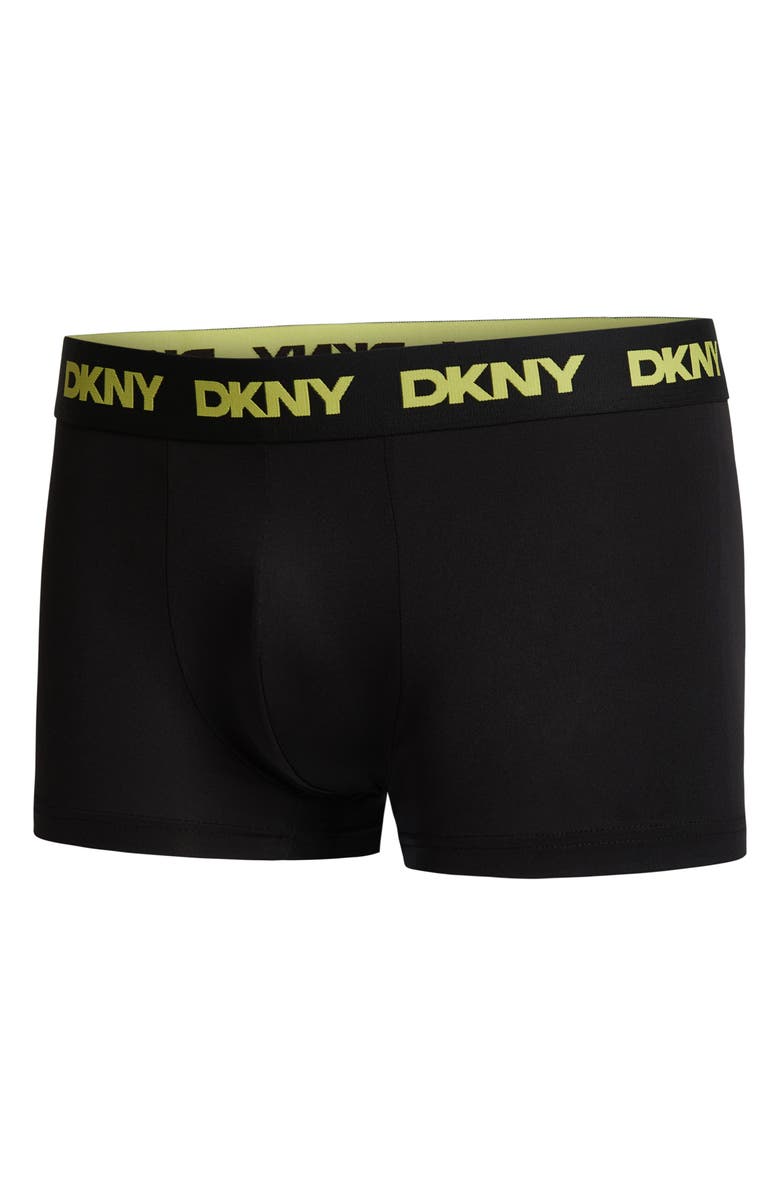 DKNY 3-Pack Ultralight Microfiber Mesh Trunks, Alternate, color,