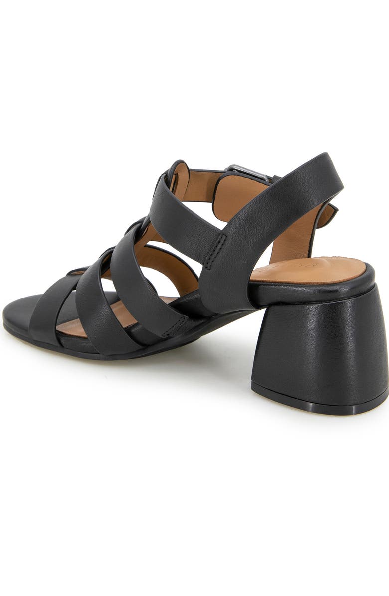 Gentle Souls Margarite Ankle Strap Sandal, Alternate, color, Black Leather
