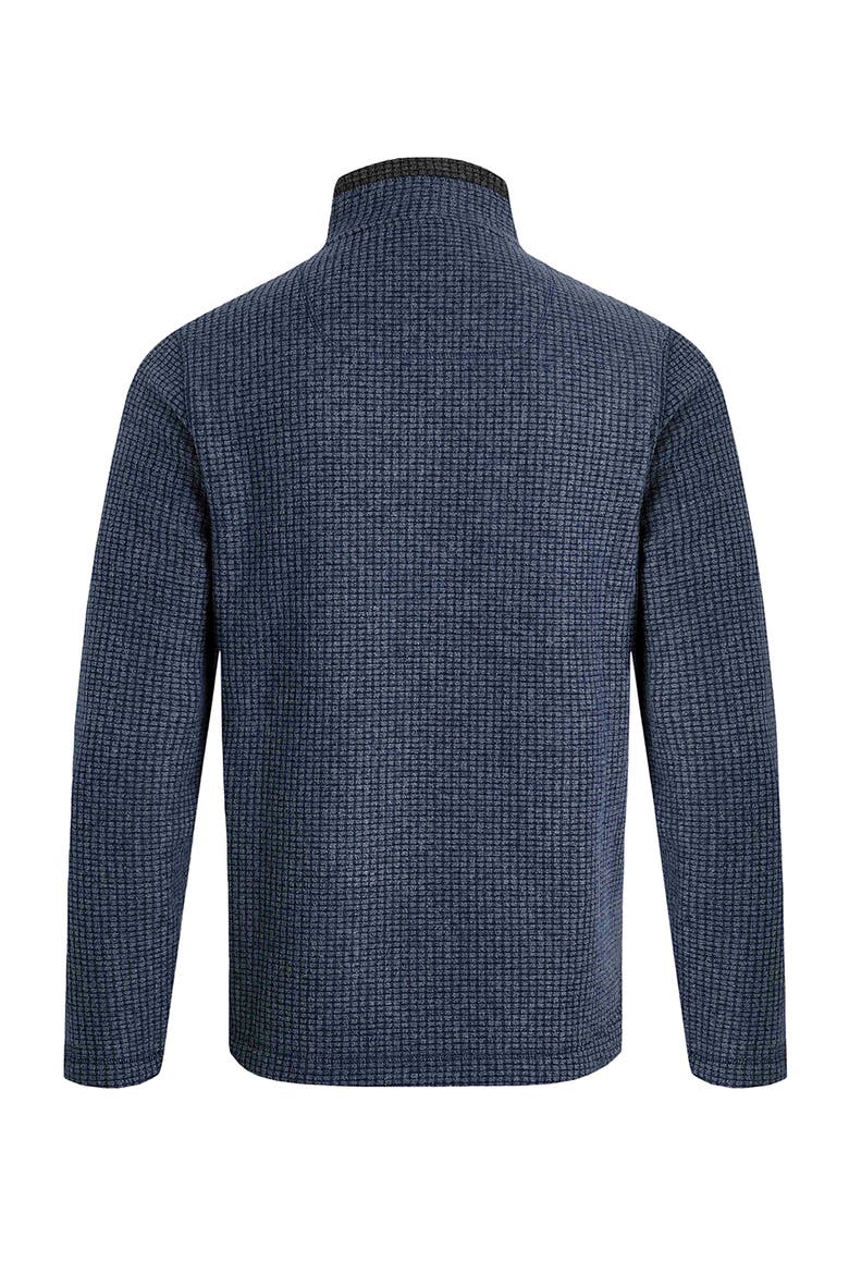 Shires Full Zip Grid Fleece, Alternate, color, Navy