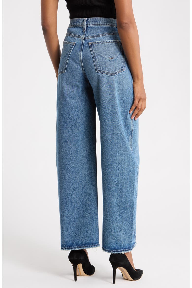 Bailey High Waist Relaxed Barrel Leg Jeans, Alternate, color, SET SAIL