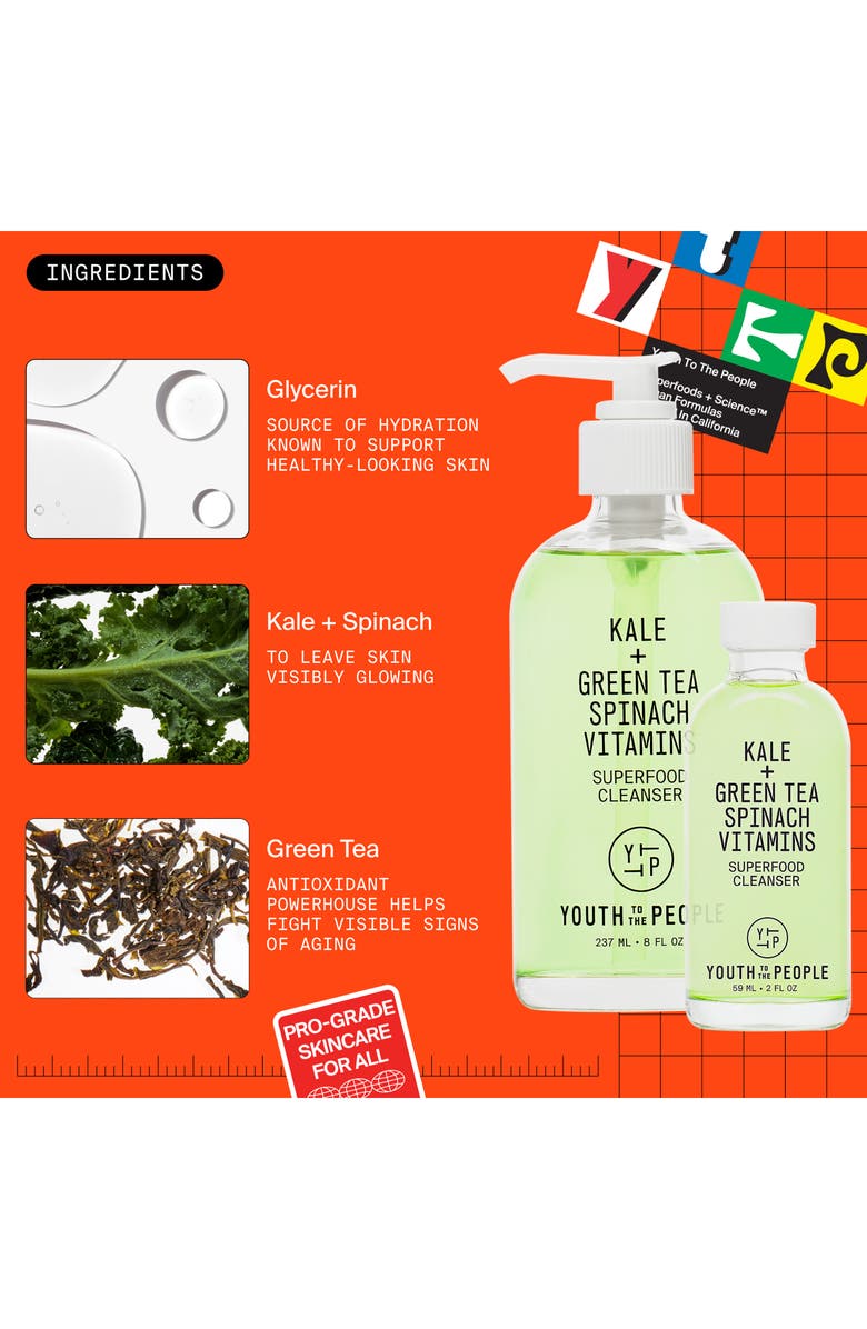 Youth to the People Fresh Starters Home & Away Cleanser Duo (Limited Edition) $55 Value, Alternate, color, 