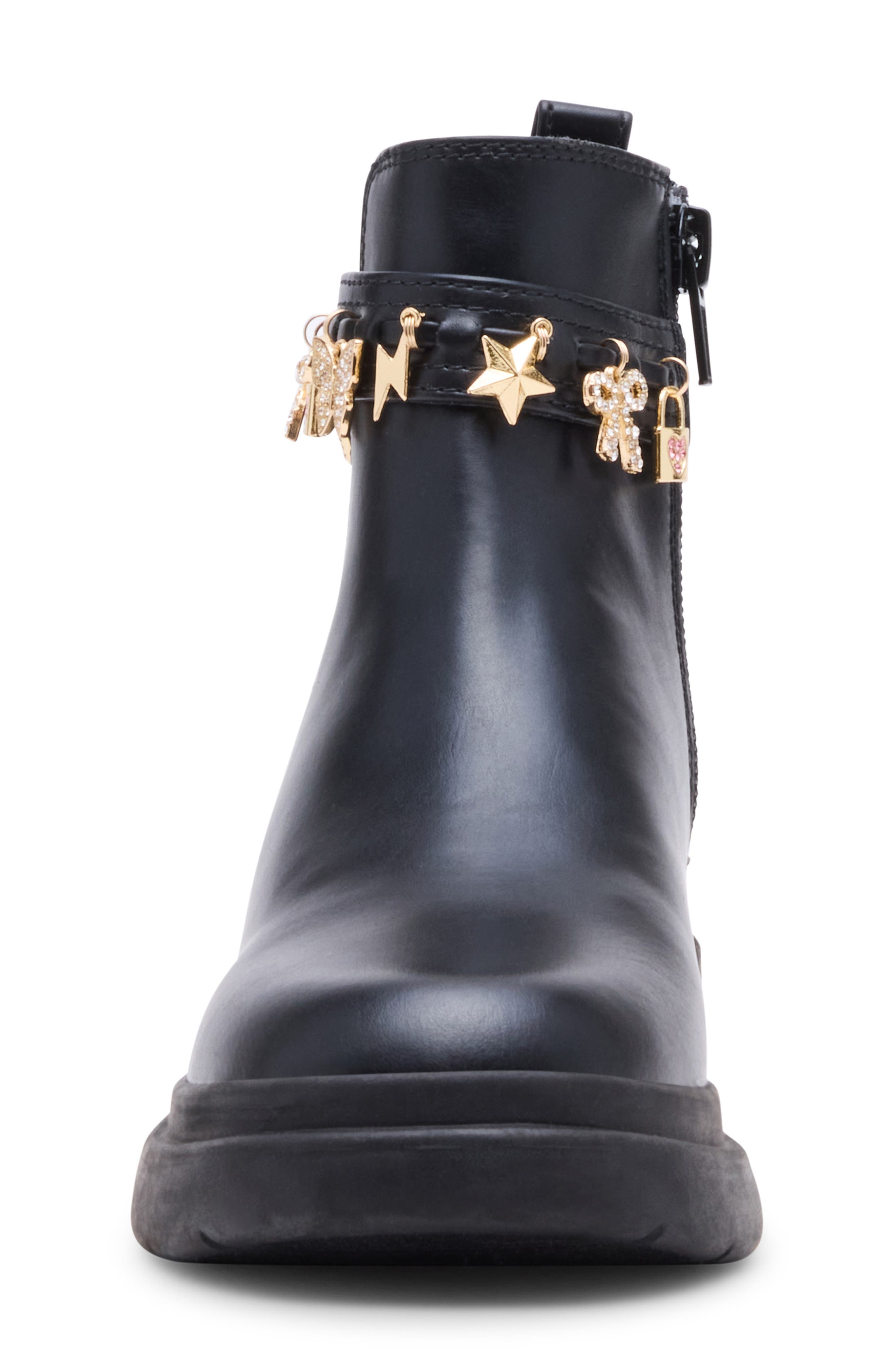 Steve Madden Kids' Jramira Bootie, Alternate, color, Black