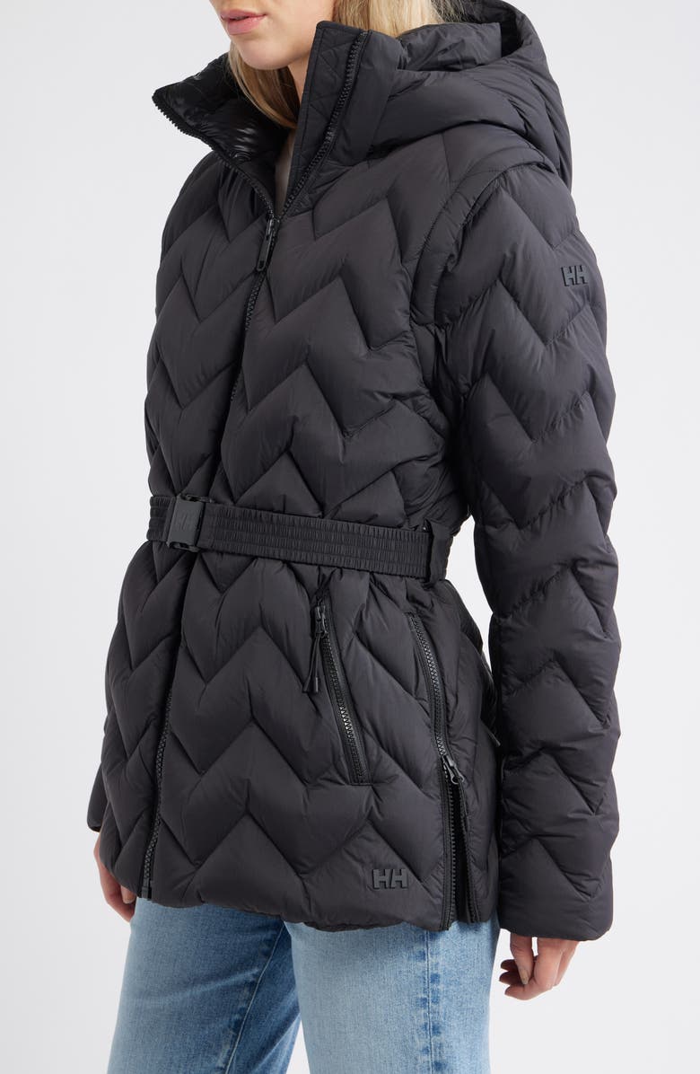 Helly Hansen Winter Bliss Modular 600 Fill Power Down Jacket, Alternate, color, Black