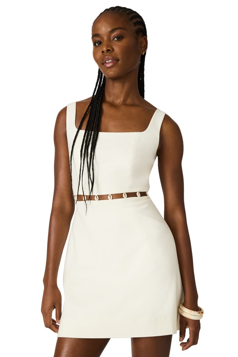 Mariette Cutout Sleeveless Dress, Alternate, color, ANTIQUE