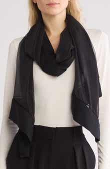 BCBG Mesh Border Evening Wrap