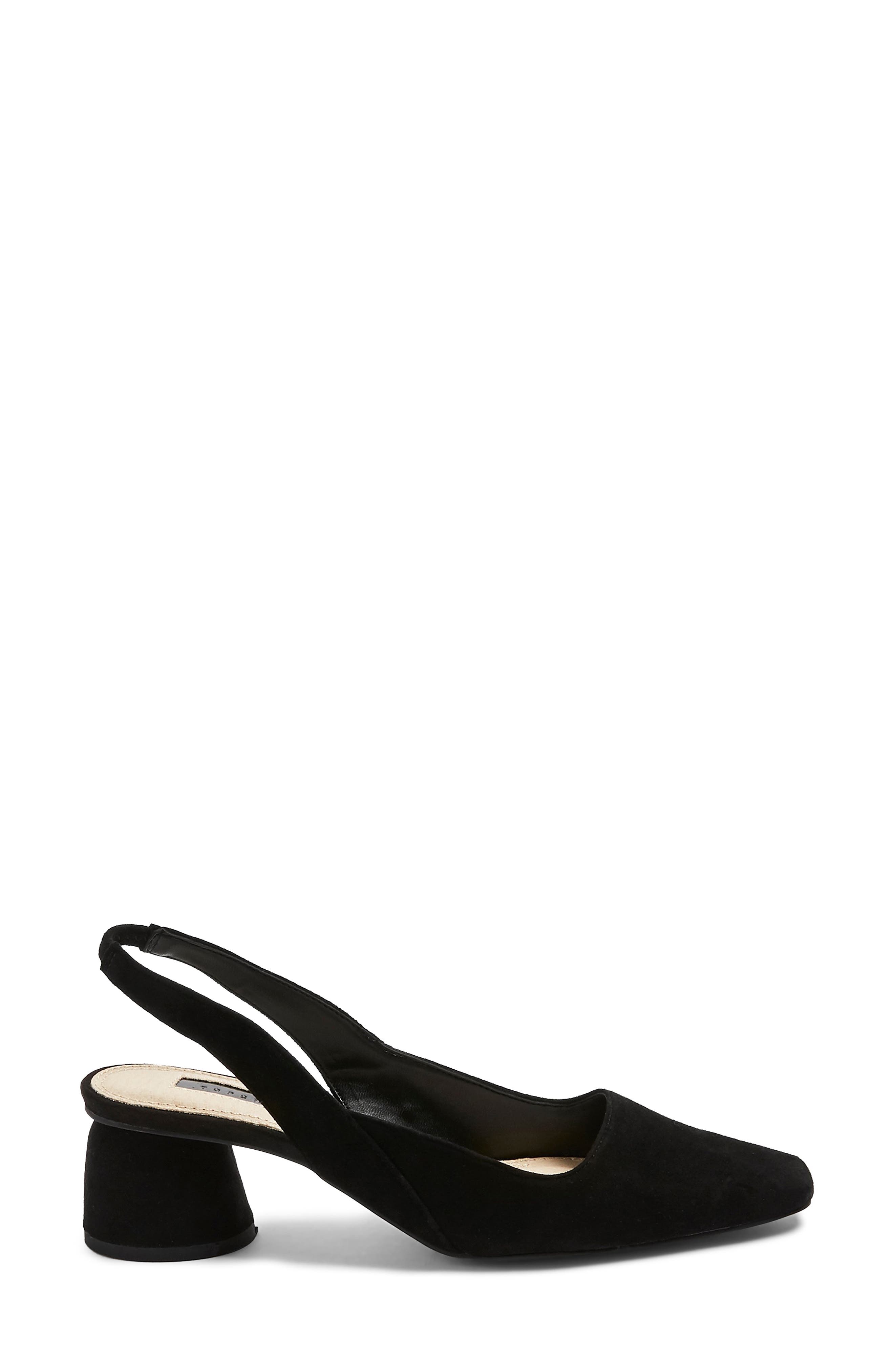 Topshop Justify Slingback Pump, Alternate, color, 