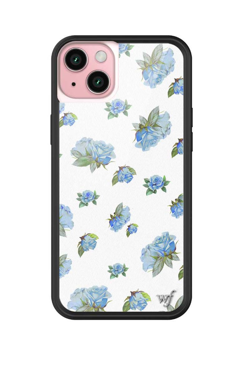 Moonlight Rose iPhone Case, Alternate, color, Blue