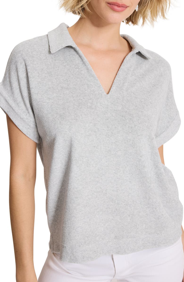 Tommy Bahama Suncoast Terry Cloth Polo, Alternate, color, Summer Grey Heather