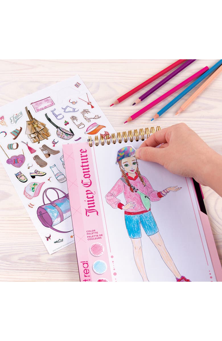 Juicy Couture Fashion Design Sketchbook, Alternate, color, Multicolored