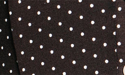 Bdg Urban Outfitters Kiki Polka Dot Fit & Flare Dress In Brown