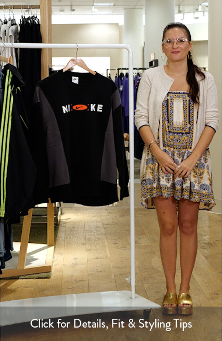 Phoenix Fleece Oversize Crewneck Sweatshirt, sales video thumbnail