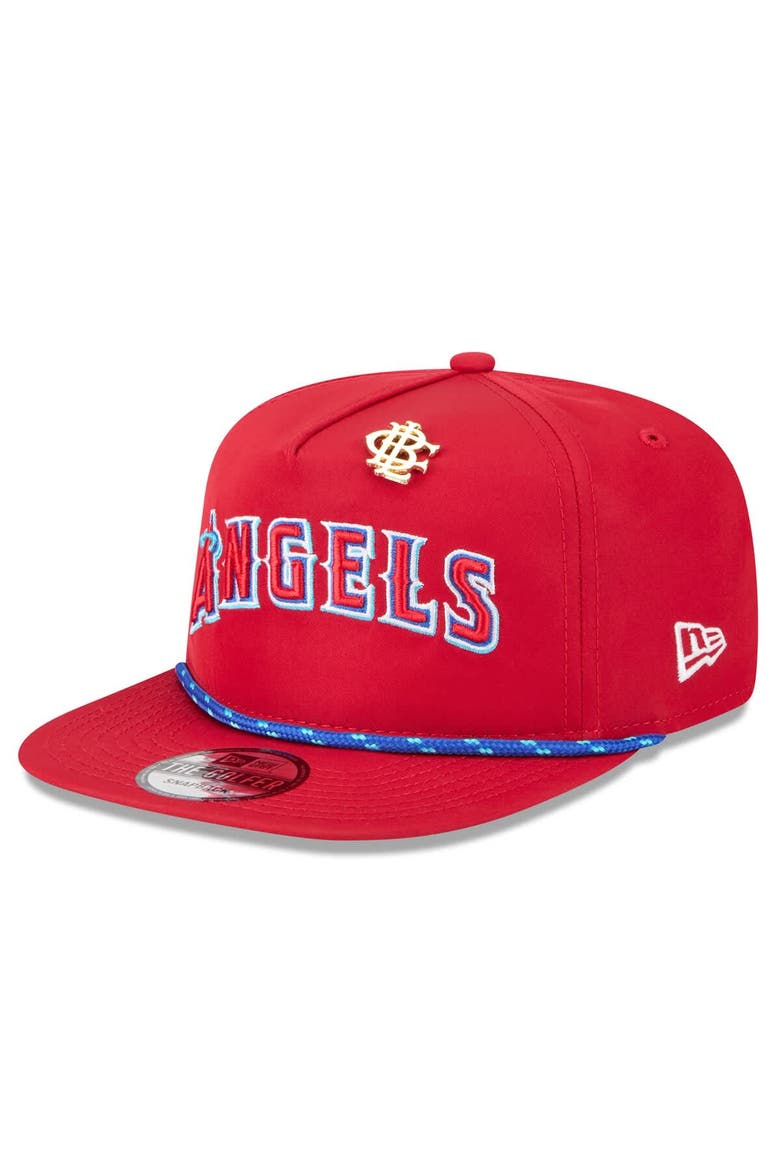 Men's New Era  Red Los Angeles Angels 2025 Big League Chew Golfer Snapback Hat, Main, color, Red