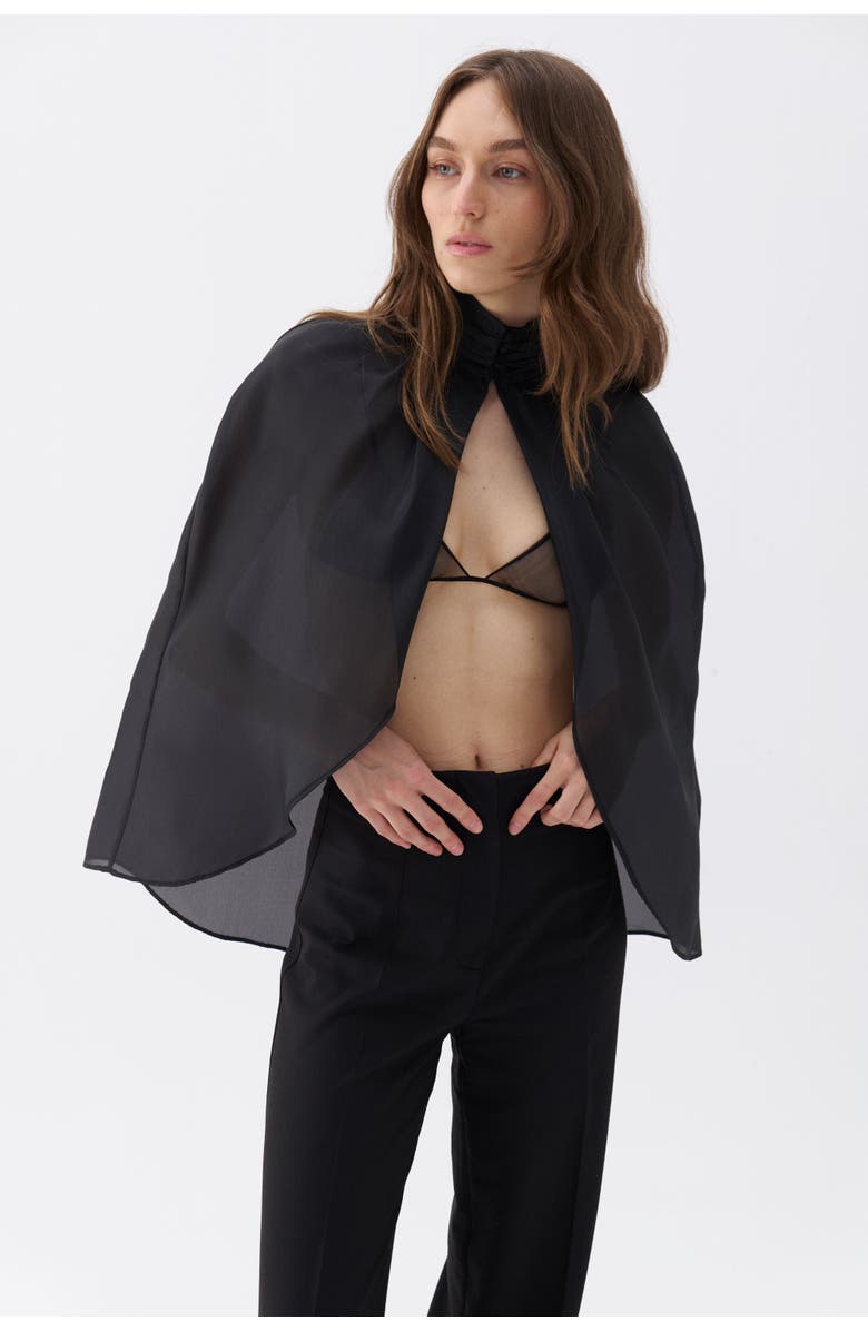 Nocturne Sheer Bolero Jacket, Alternate, color, 