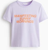 H&M Printed Viscose-blend T-shirt