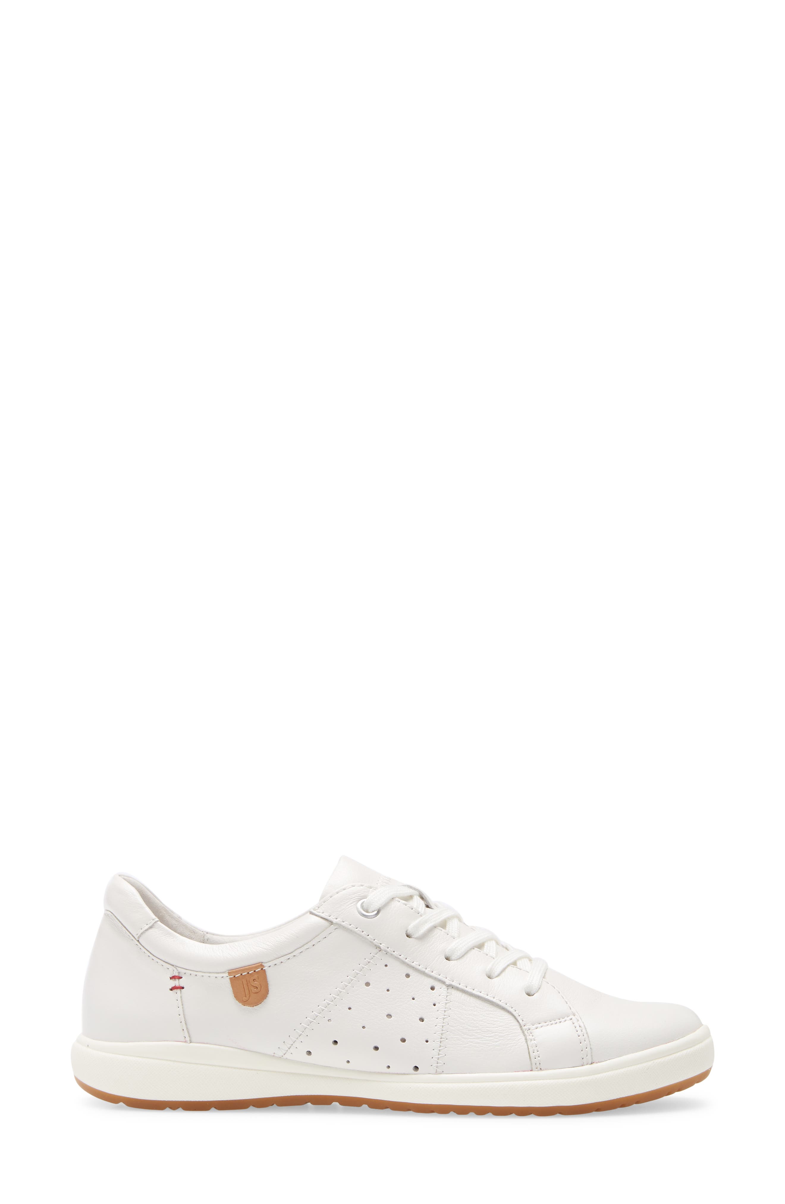 Josef Seibel Caren 01 Sneaker, Alternate, color, White Leather