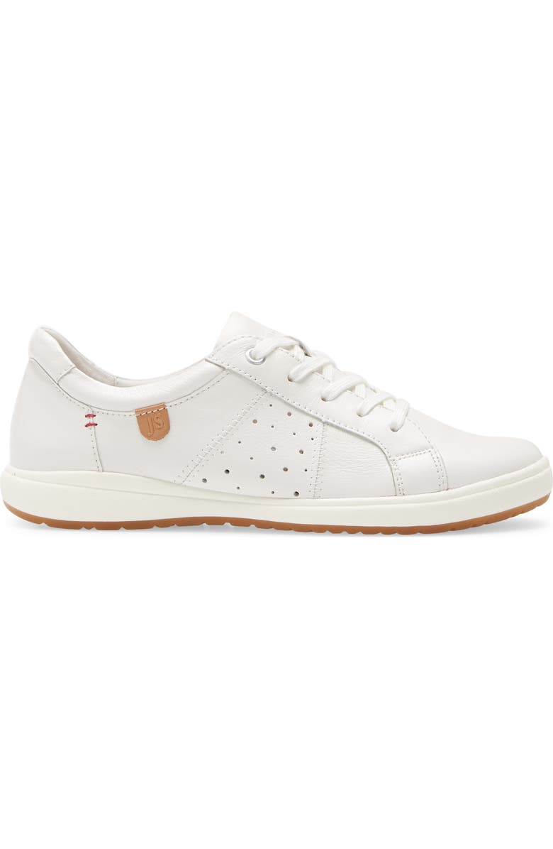 Josef Seibel Caren 01 Sneaker, Alternate, color, White Leather