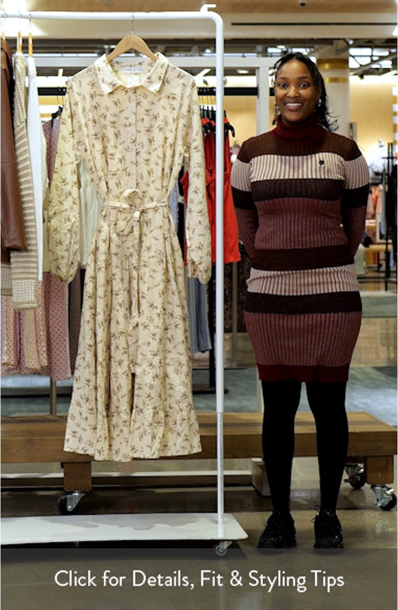 Lincoln Tie Waist Long Sleeve Maxi Dress, sales video thumbnail