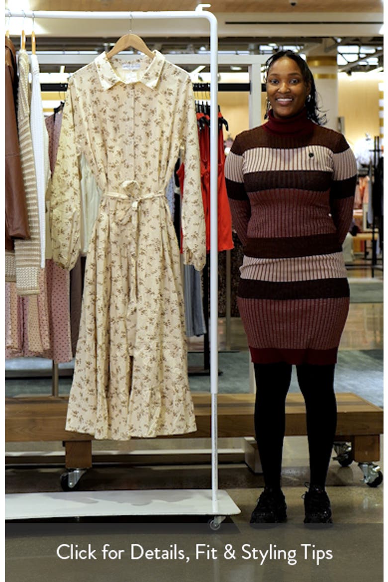 Lincoln Tie Waist Long Sleeve Maxi Dress video