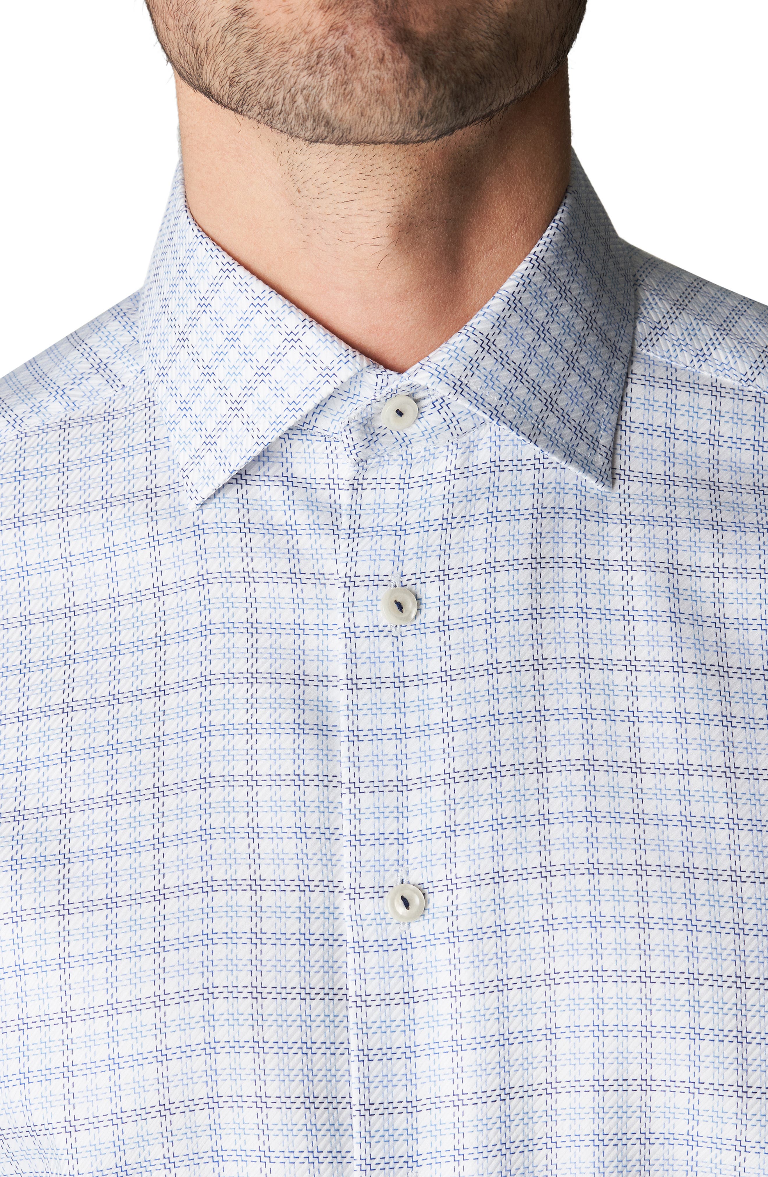 Eton Contemporary Fit Luxe Twill Dress Shirt (Men) | Nordstrom