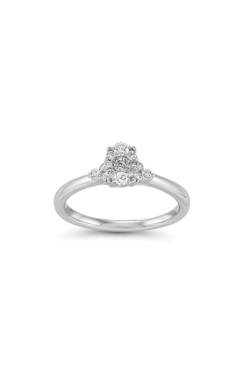 Frankie & Zoe Lab Grown Diamond Ring - 0.33ct., Alternate, color, White Gold