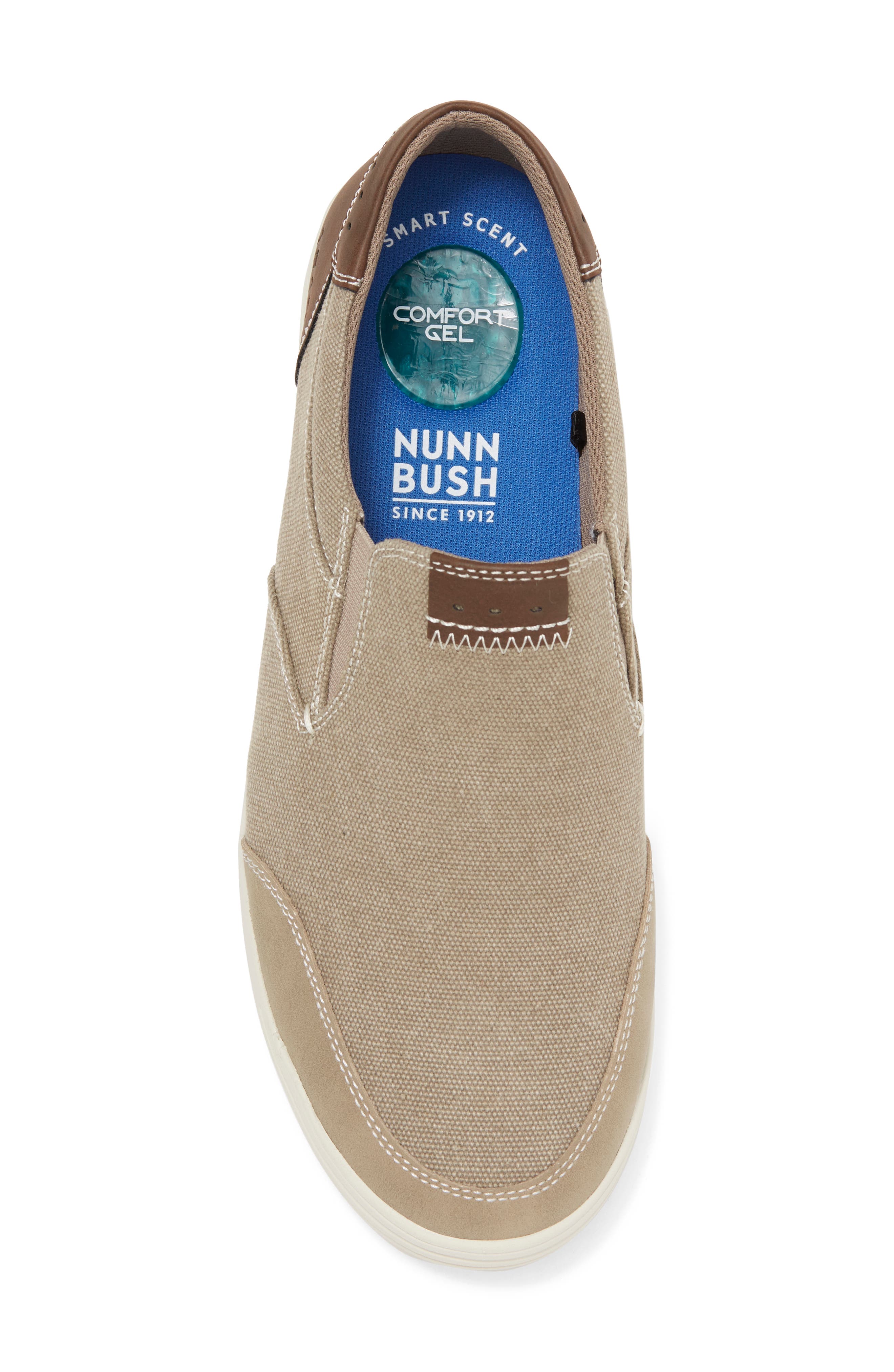 Kore City Walk Canvas Moc Toe Slip-On Sneaker - Wide Width Available, Alternate, color, STONE CANVAS