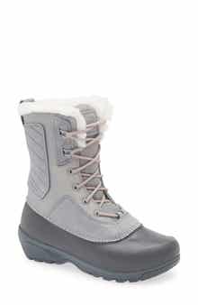 The North Face Shellista IV Mid Waterproof Insulated Winter Boot with Faux Fur Trim