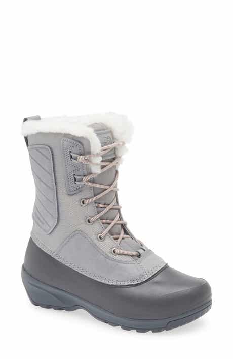 The North Face Shellista IV Mid Waterproof Insulated Winter Boot with Faux Fur Trim