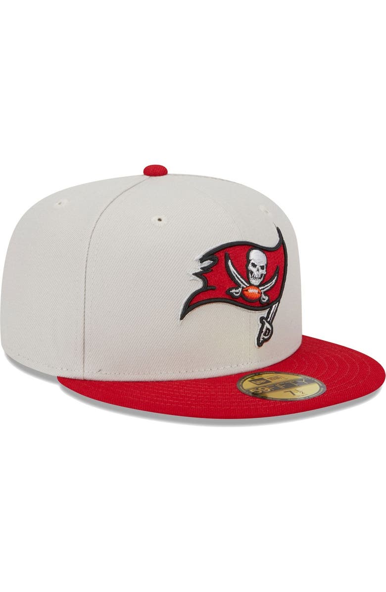 New Era Men's New Era Khaki/Red Tampa Bay Buccaneers Super Bowl Champions Patch 59FIFTY Fitted Hat, Alternate, color, Khaki