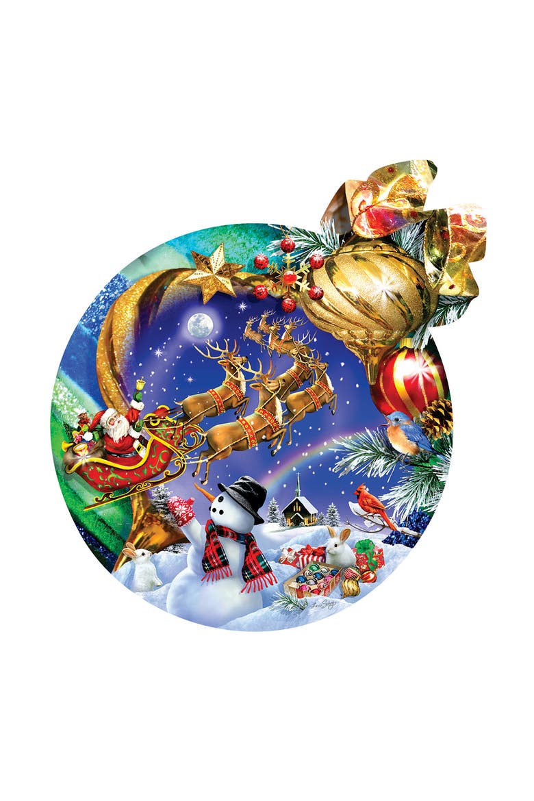 Christmas Ornament 750 piece Jigsaw Puzzle for Adults Special Shape, Alternate, color, Multicolor