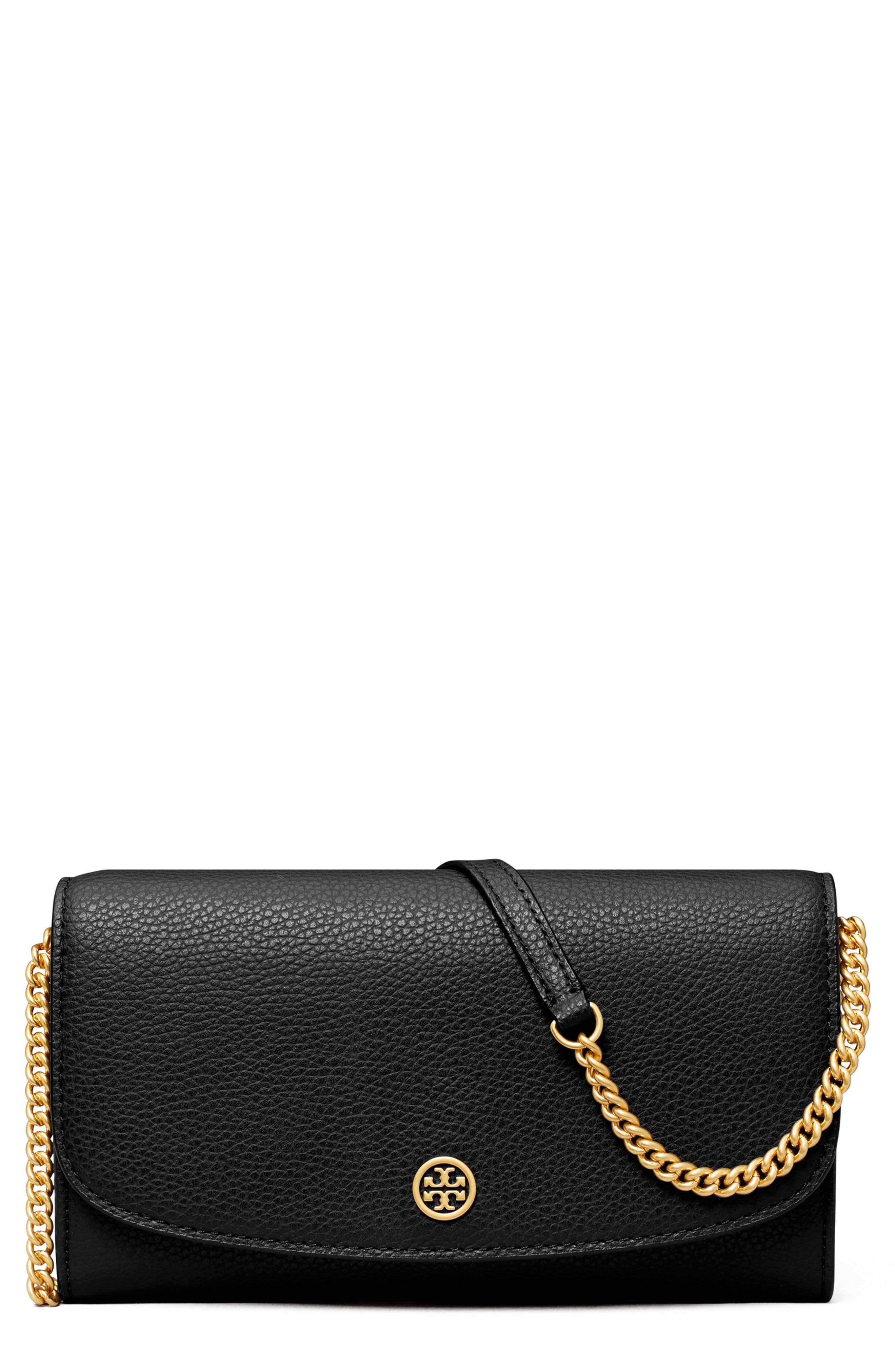 Robinson Pebbled Crossbody, Main, color, BLACK