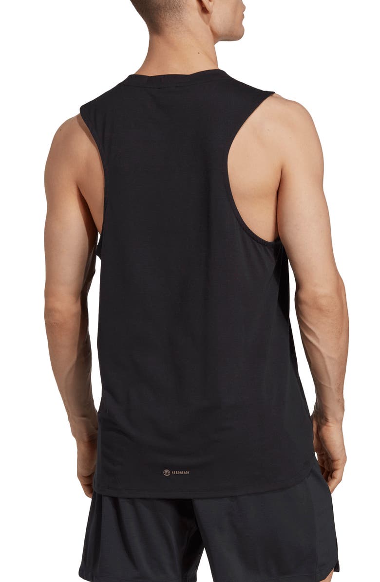 adidas Logo Cotton Blend Tank Top, Alternate, color,