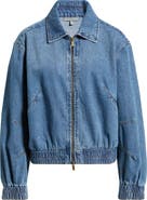 Wit & Wisdom Zip Denim Jacket