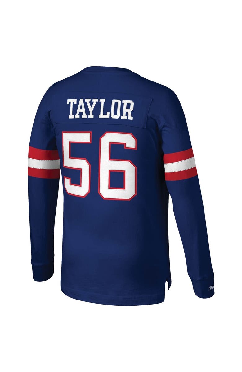 Mitchell & Ness Men's Mitchell & Ness Lawrence Taylor Royal New York Giants Throwback Retired Player Name & Number Long Sleeve Top, Alternate, color, 