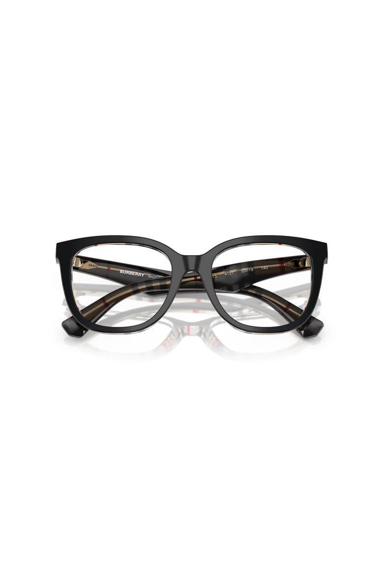 53mm Square optical glasses, Alternate, color, Black