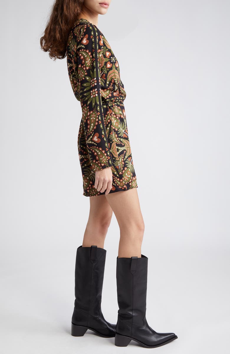 FARM Rio Martina Long Sleeve Wrap Dress, Alternate, color,