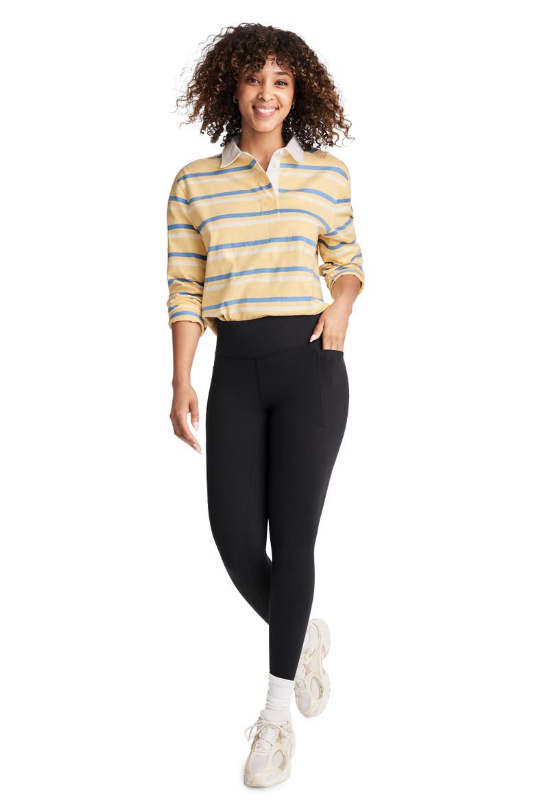 Women's 1876 Collection Cropped Rugby Polo, Alternate, color, 1876 Campfire