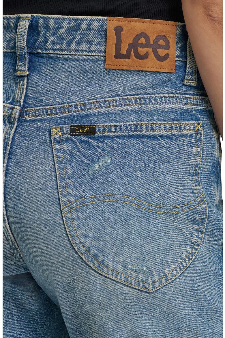 Rider™ Ripped Classic Mid Rise Straight Leg Jeans, Alternate, color, SPRING BACK DX