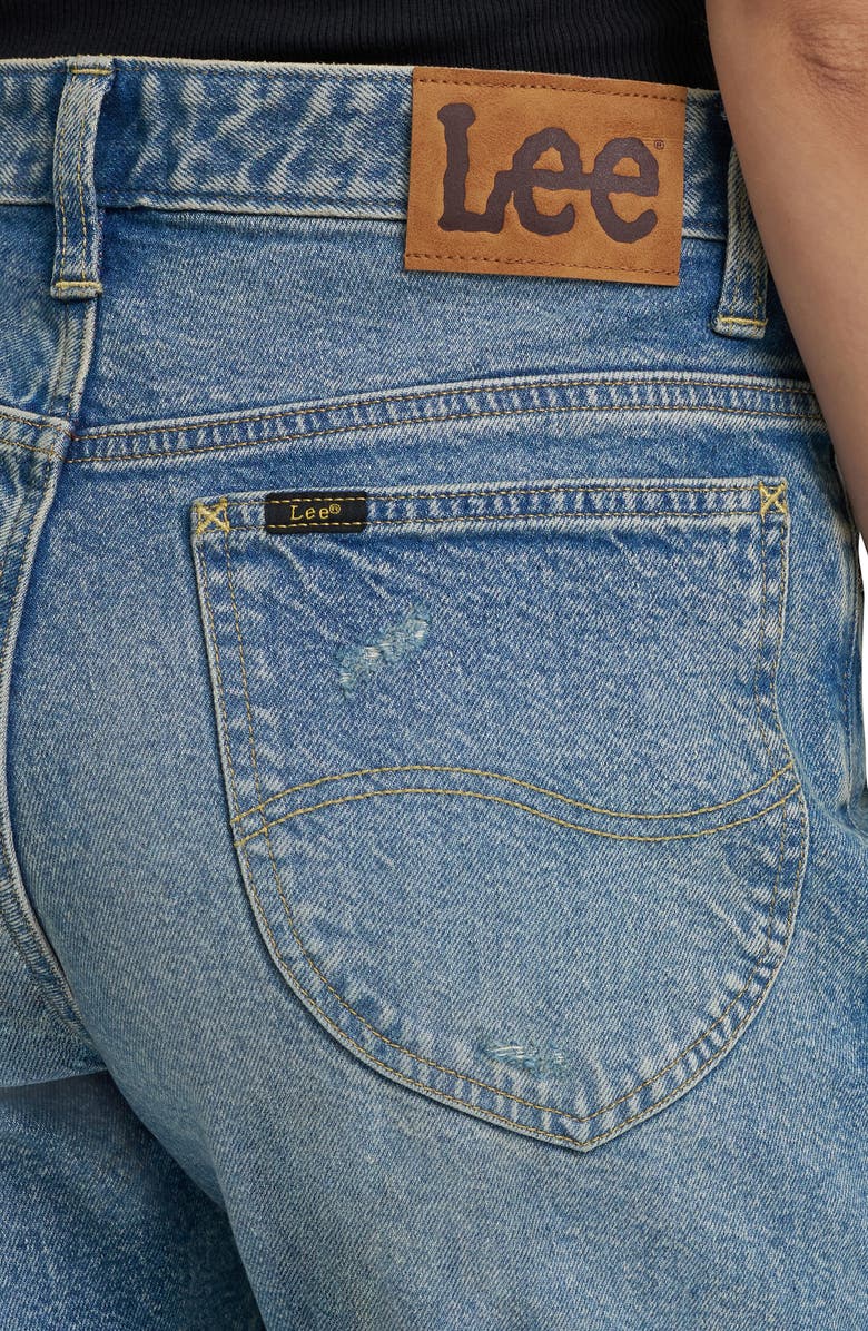 Lee Rider<sup>™</sup> Ripped Classic Straight Leg Jeans, Alternate, color, Spring Back Dx