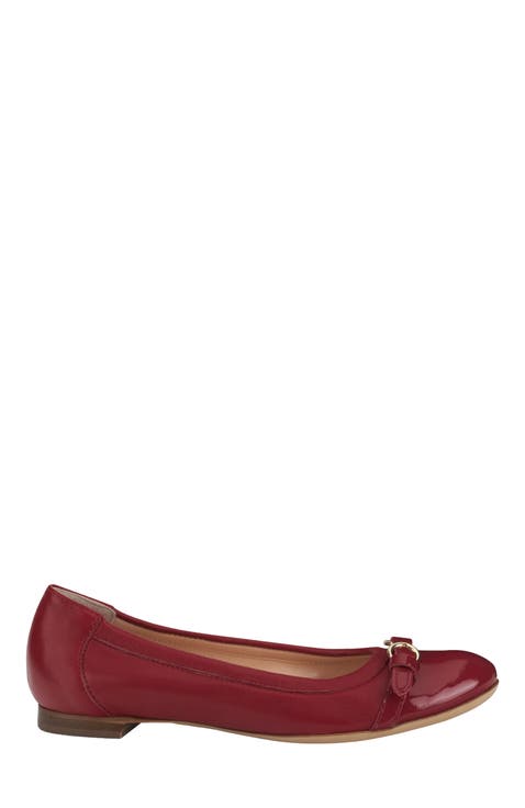 Monika Cap Toe Ballet Flat