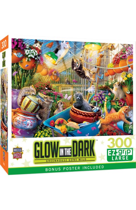 Greenhouse Gone Wild 300pc Glow Puzzle