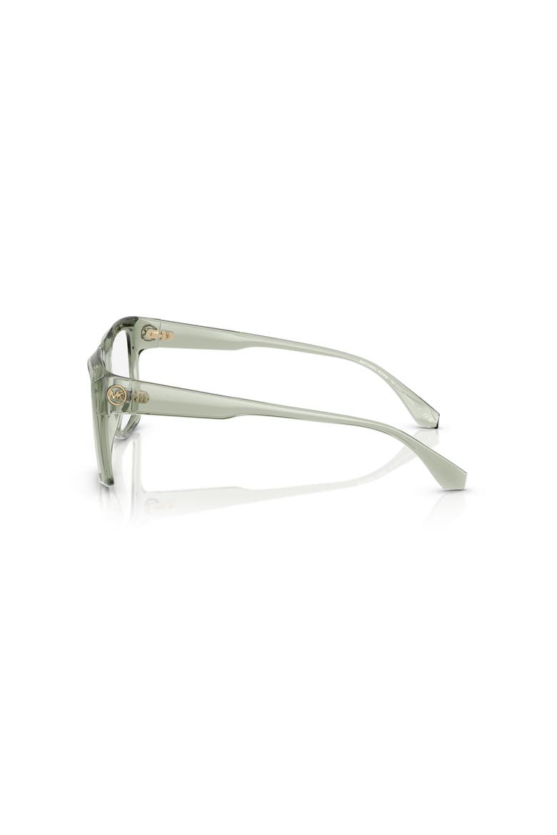 51mm Square optical glasses, Alternate, color, Green
