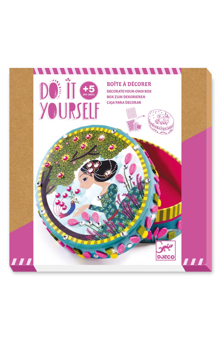 Djeco Little Secrets DIY Mosaic Craft Box, Alternate, color,
