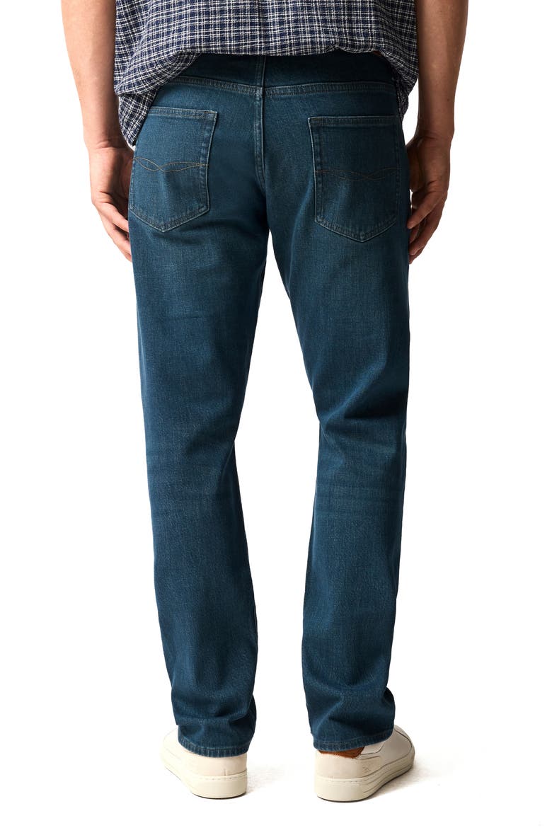 Kurow Straight Leg Jeans, Alternate, color, MID BLUE (LONG LEG)