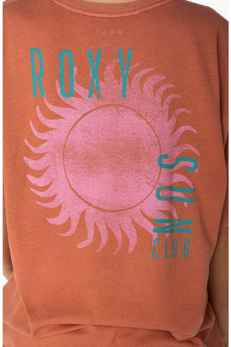 Sun Club Graphic T-Shirt, Alternate, color, CHUTNEY