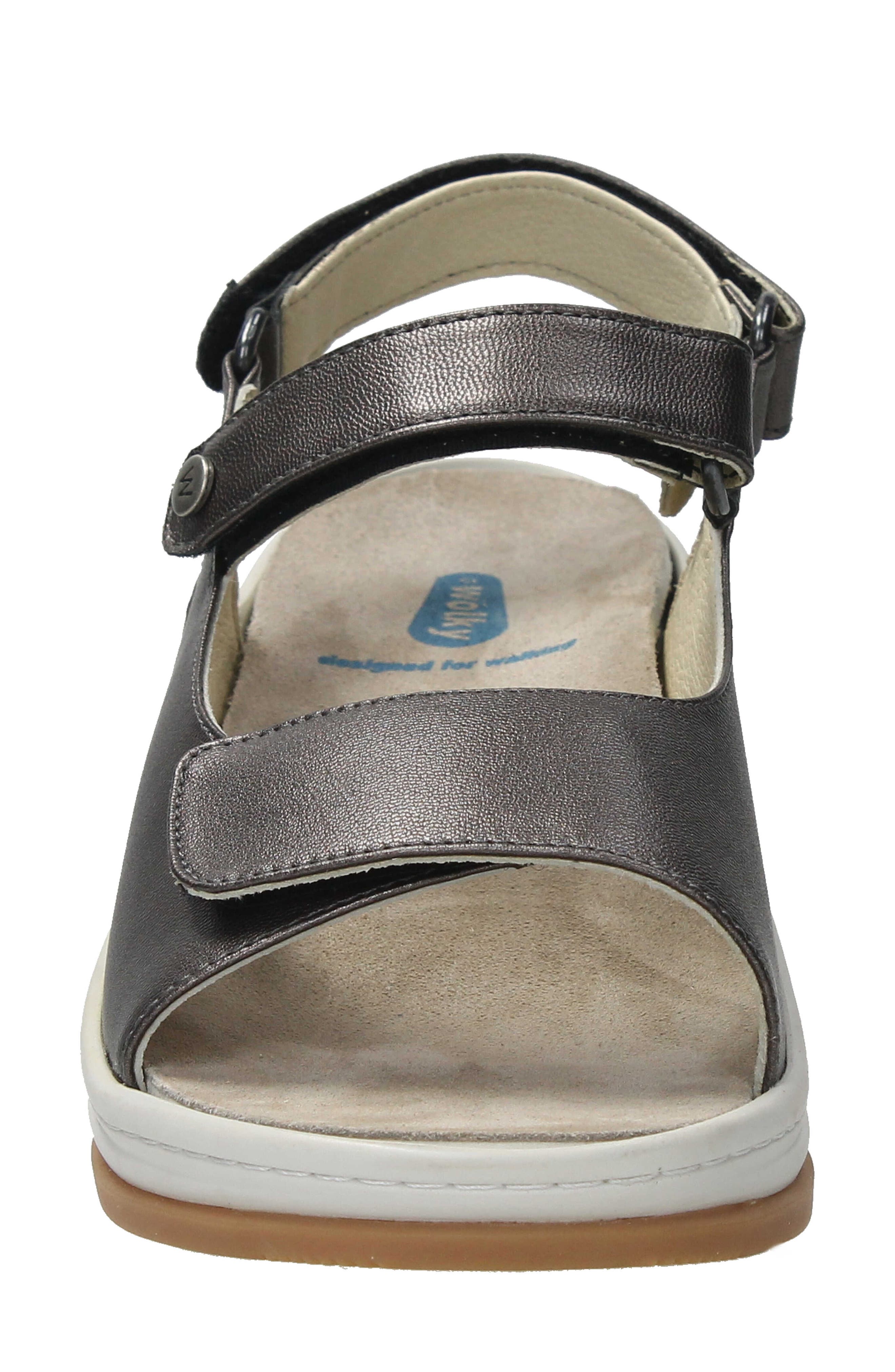 Wolky Adura Slingback Platform Sandal, Alternate, color, Inox Biocare