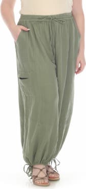 BOHO ME Cotton Parachute Pants