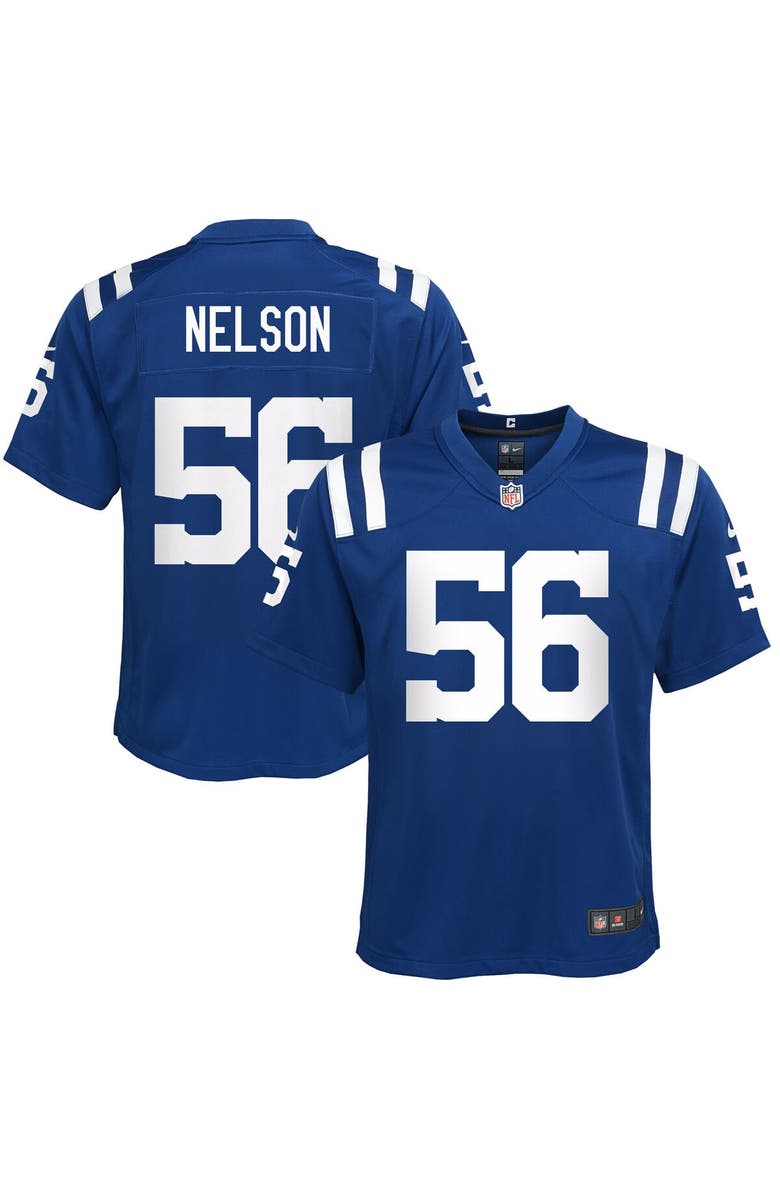 Nike Youth Nike Quenton Nelson Royal Indianapolis Colts Game Jersey, Main, color, Royal
