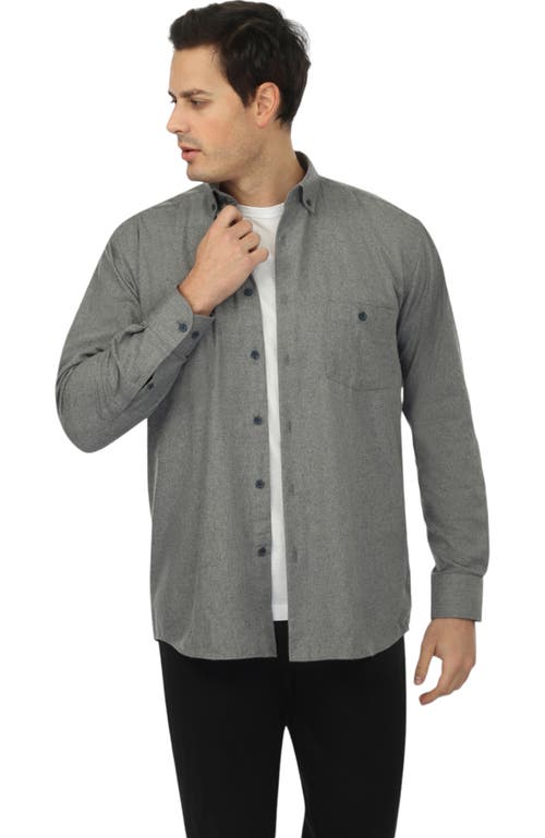 Vustra Coastal Slate Button-down Shirt In Grey