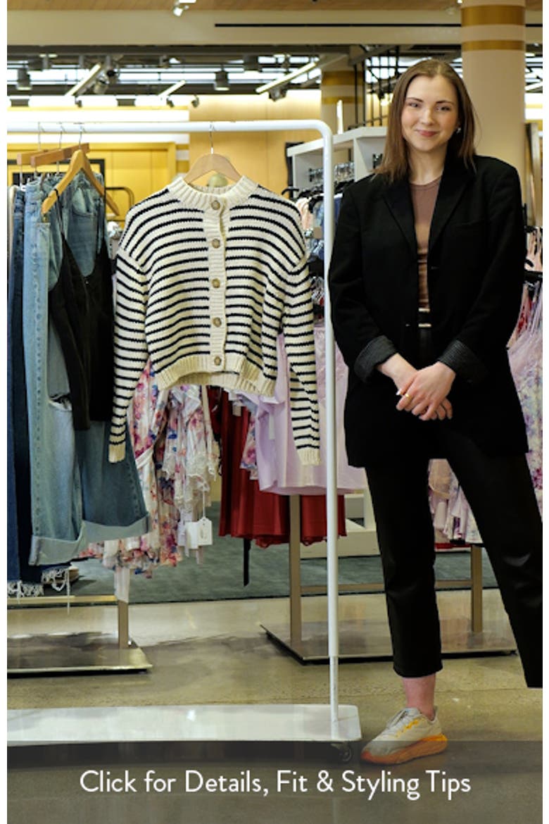 The Stripe Chunky Cotton Cardigan video
